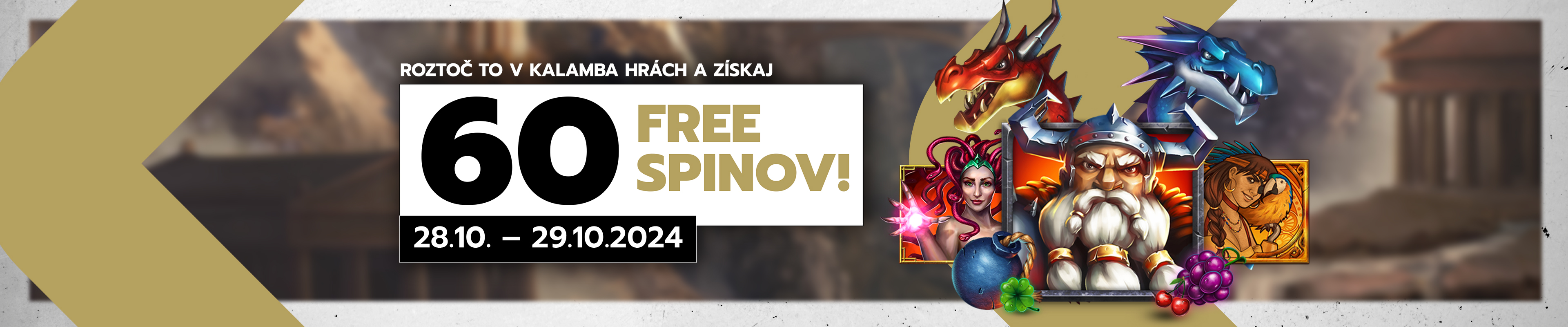 KALAMBA GAMES – 60 FREE SPINOV!