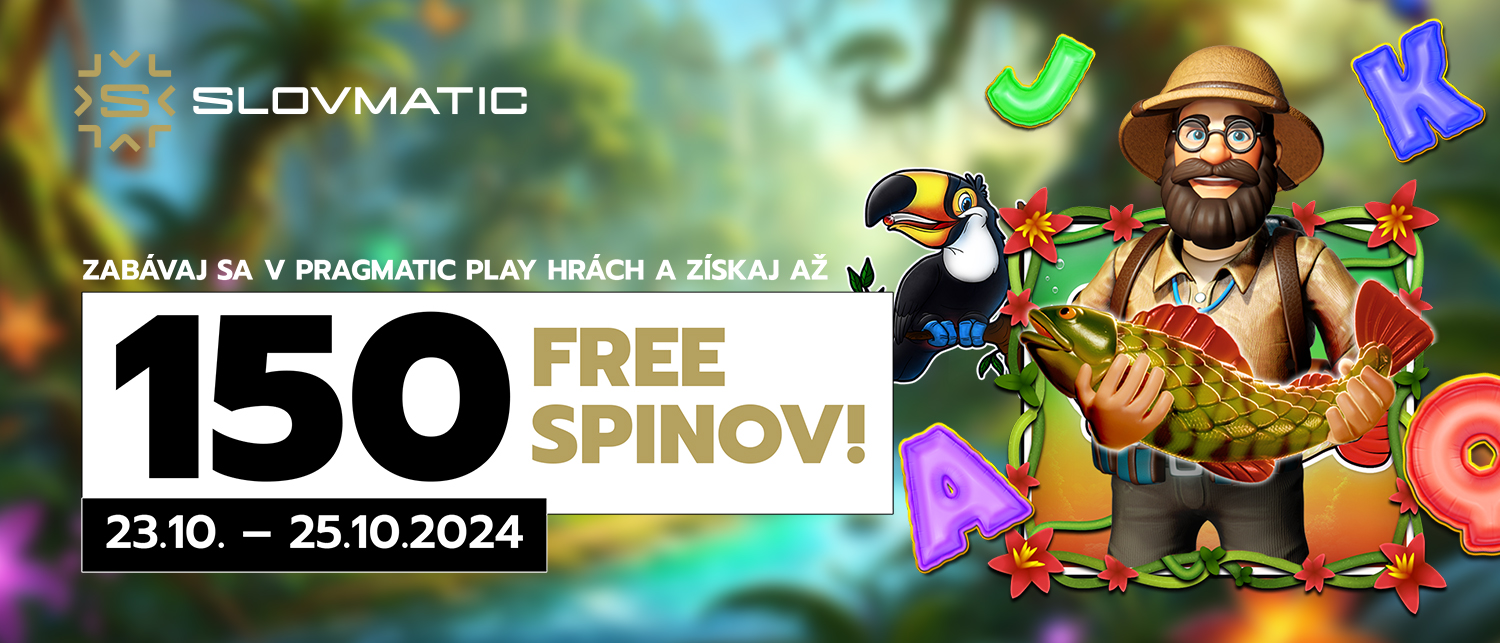 PRAGMATIC PLAY HRY – 150 FREE SPINOV!